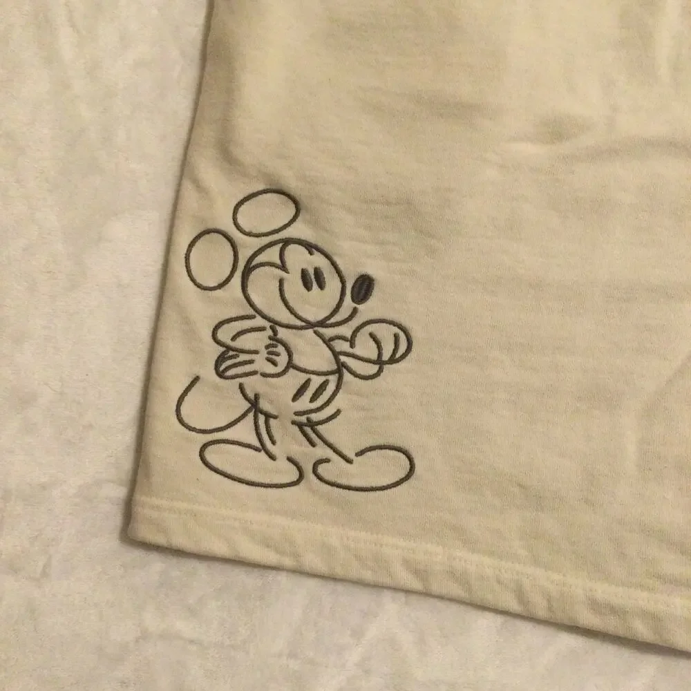 Disney Parks Mickey Mouse‎ Genuine Mousewear Sand Men's 2XL Sweat Shorts
